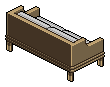 Graues Area-Sofa