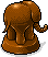 Bronzener Elefant