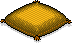 Goldenes Kissen