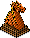 Bronzene Drachenlampe