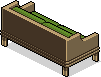Grünes Area-Sofa