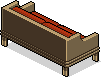 Rotes Area-Sofa