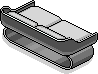 Weißes Mode-Sofa