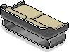 Beiges Mode-Sofa