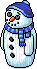 Schneemann-Matrjoschka-Puppe
