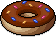 Brauner Donut