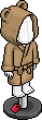 Teddy Bademantel