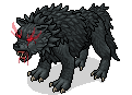 Ausgehungerter Werwolf