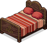Blockhütten Bett