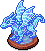 Geschnitzter Eisdrache
