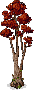 Herbstlicher verzweigter Baum
