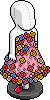 Blumenbouquet-Kleid