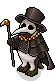 Pestmasken-Pinguin