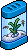 Blaues Shrimp-Aquarium