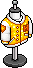 Goldene H-Collegejacke
