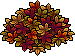 Herbstlaubhaufen