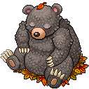 Winterschlafhaltender Herbstbär