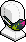 Bespritzte Maske
