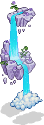 Beruhigender Wasserfall