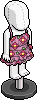 Feines Blumenkleid