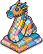 Patchwork-Drachenlampe