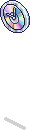 Silberne CD-Uhr