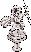 Mächtige Zeus-Statue