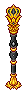 Königlich schwarzes Zepter