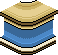 Blaue Goldmode-Ecke