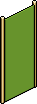 Grüner Goldmode-Raumteiler