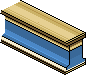 Blaue Goldmode-Theke