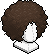 Extravaganter Afro