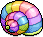 Regenbogen-Schneckenmuschel