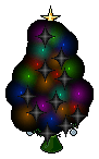 Blinkender Weihnachtsbaum