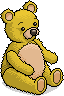 Gelber Teddy