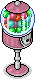 Pinke Kaugummimaschine