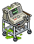 Schleimiger Defibrillator