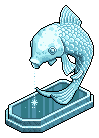 Statue des Frostbarsches