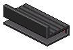 Rotes USVA Sofa