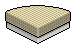 Pura Rundecke beige