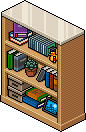 Wohnheim Bücherregal