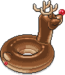 Aufblasbares Rudolph Ring-tier