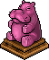 Pinkes Nilpferd
