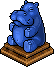 Himmelblaues Nilpferd