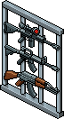 Militär Gewehrregal