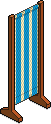 Azurblaue Markise