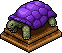 Violette Schildkröte